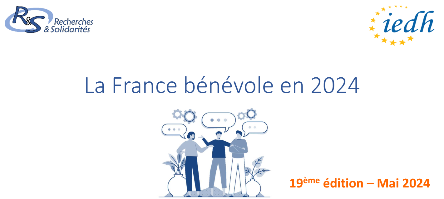 image du post 'La France bénévole 2024 - Etude de Recherches et Solidarités'