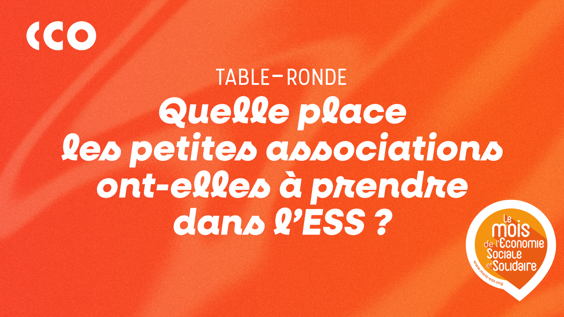 image du post 'Table ronde "Quelle place les petites associations ont-elles à prendre dans l'ESS?" à Villeurbanne'